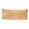 Hello Honey® 36" Pink, Yellow & Cream Wool Shag Lumbar Pillow